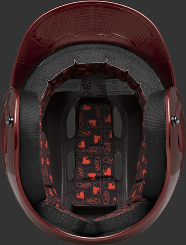 Velo Junior Batting Helmet Cardinal