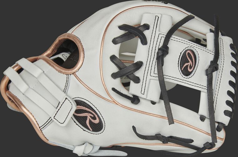 Thumb of a white RLA715SB-2RG Liberty Advanced Color Series 11.75-inch infield glove with a white I-web