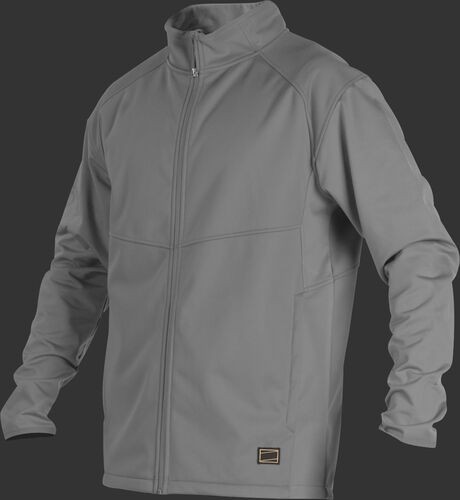 A gray Gold Collection mid weight jacket with long sleeves and full zip - SKU: GCMW2-BG