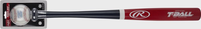 T-Ball Wood Bat with Training Ball