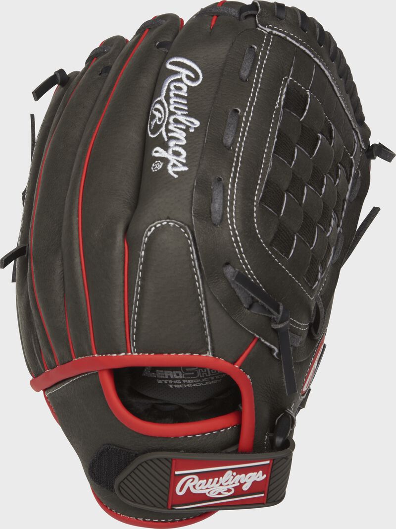 MPL115DSB 11.5-inch Mark of Pro Light youth glove with a dark shadow back and black Velcro wrist strap