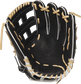 PRO3039-6BCF Rawlings 12.75-inch Hyper Shell outfield glove with a black palm and camel laces image number null