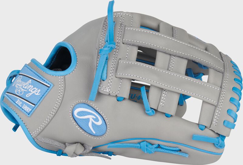 Thumb of a gray Rawlings NXT Series 12.25-Inch Baseball Glove with a Pro H-web