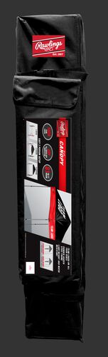 A black carry case for a Rawlings 9x9 canopy - SKU: 04034043511