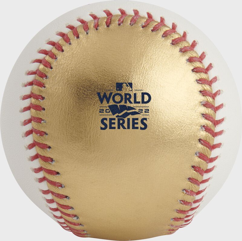 MLB 2022 Gold World Series Dueling Baseball
