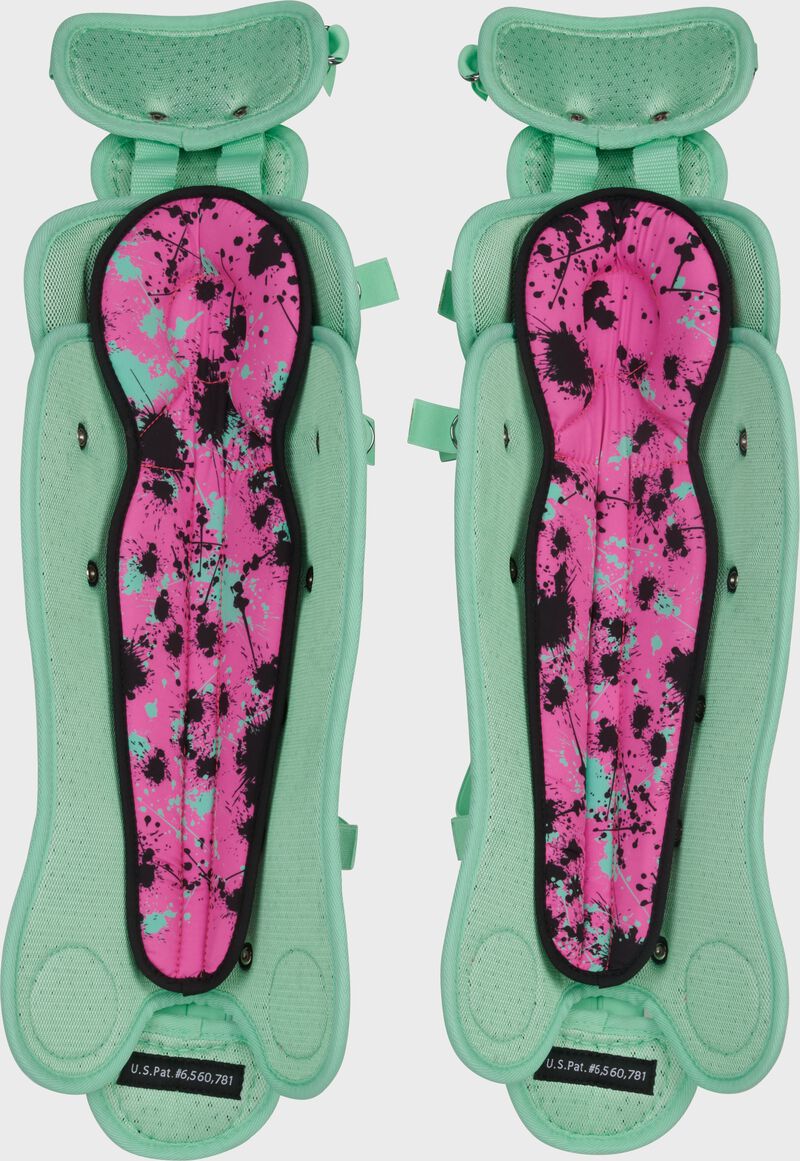Limited Edition Mach Splatter Catcher's Gear Set, Mint/Pink, Intermediate
