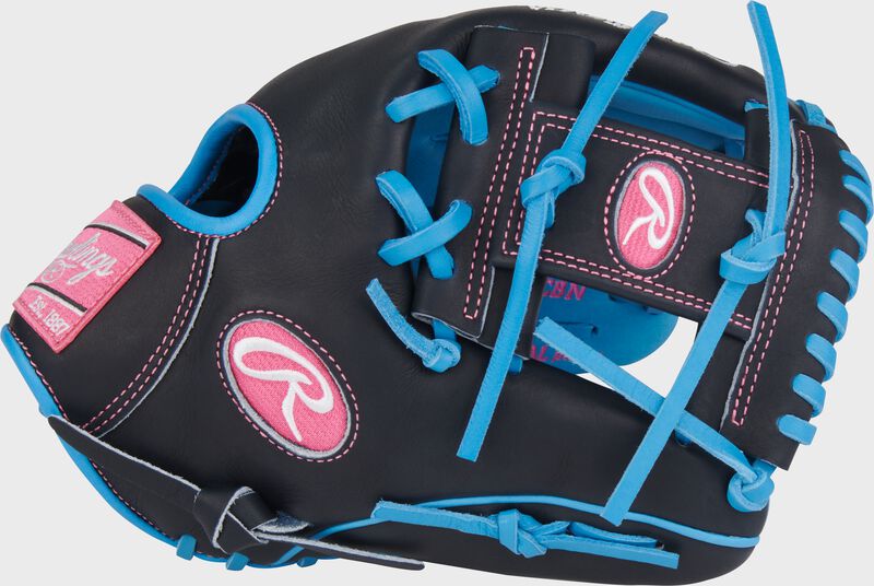 Navy thumb of a Heart of the Hide 11.75-Inch Infield Glove with a Pro I-web