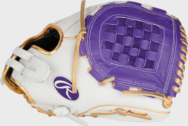 Liberty Advanced Color Series 12 in Fastpitch Glove, White/Purple, Right