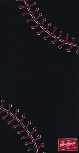A black stitch Rawlings multi-use neck gaiter - SKU: RC40001-001