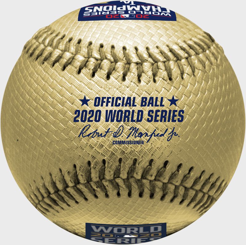 Rawlings, 2020 Los Angeles Dodgers Gold World Series Champions Replica Baseball, MLB League