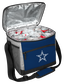 An open Dallas Cowboys 24 can cooler with ice and drinks image number null