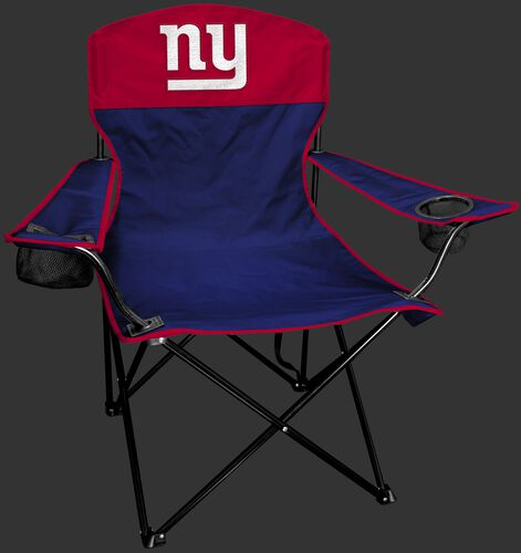 Front of Rawlings Red and Blue NFL New York Giants Lineman Chair With Team Logo SKU #31021078111