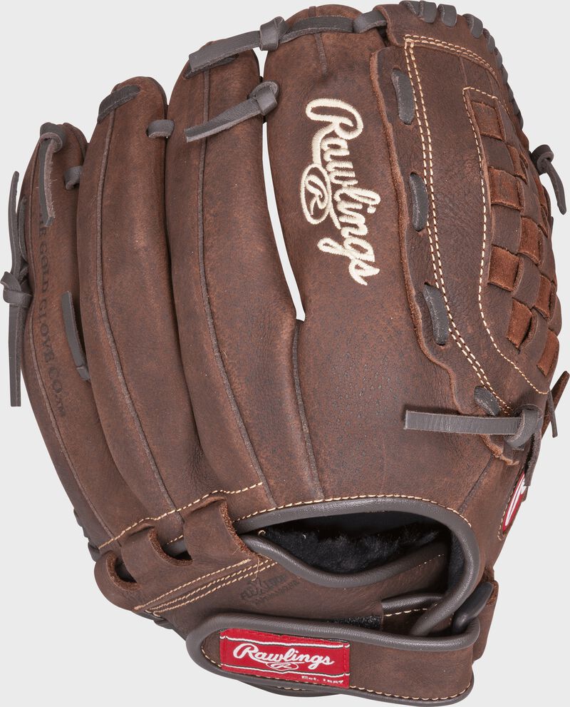 Shell back view of Player Preferred 12-in infield/pitcher glove