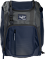 Front of a navy Franchise baseball backpack with gray accents and a navy Rawlings patch - SKU: FRANBP-N image number null