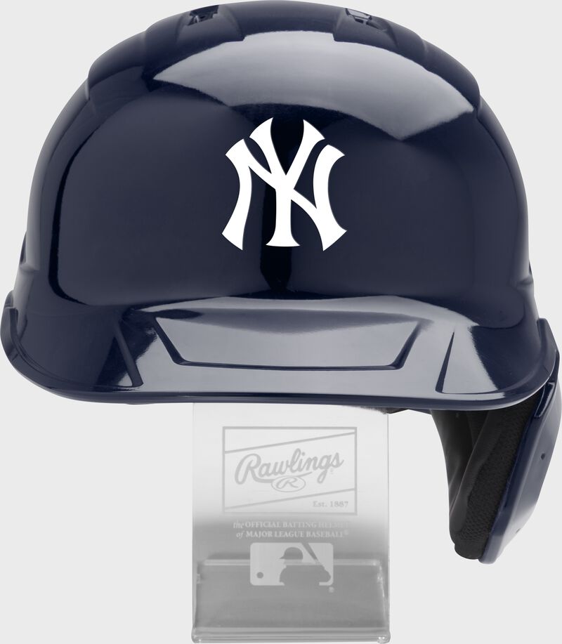 Front of a New York Yankees replica helmet - SKU: MLBMR-NYY