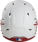 Back view of Rawlings Mach Ice Softball Batting Helmet, Scarlet - SKU: MSB13 image number null