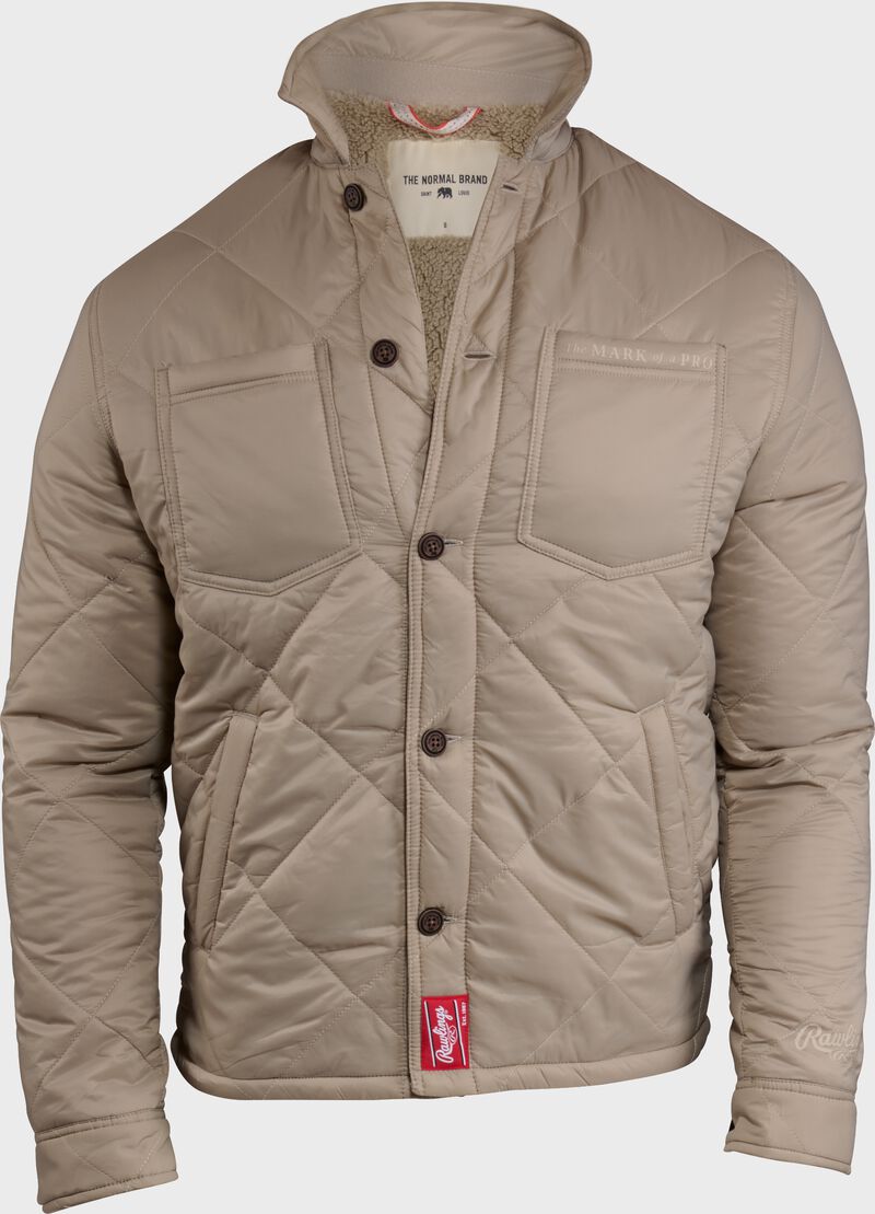 Rawlings x The Normal Brand The Only Jacket , Sand, Adult 2XL
