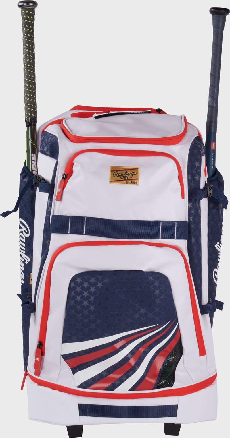 Rawlings Gold Collection Wheeled Bag, USA, RSGGCWHBG-US