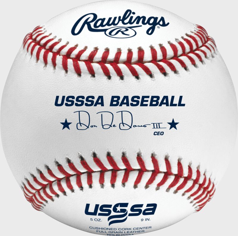 ROLBUSSSA USSSA youth tournament grade baseball with raised seams