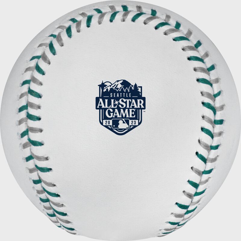 2023 All Star game logo on a Major league baseball - SKU: EA-ASBB23-R loading=