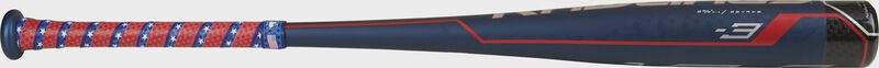 Rawlings high school/college BBCOR baseball bat with a blue one-piece construction – SKU: BBVRWB