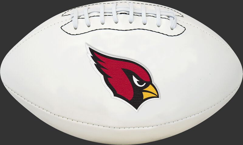White NFL Arizona Cardinals Football With Team Logo SKU #06541081811