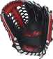 Shell palm view of red, white and blue 2022 Breakout 12-inch infield/pitcher's glove image number null