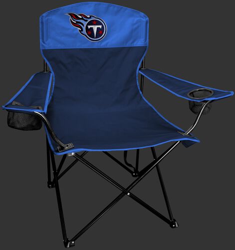 Front Of Rawlings Blue and Navy NFL Tennessee Titans Lineman Chair With Team Logo SKU #31021069111