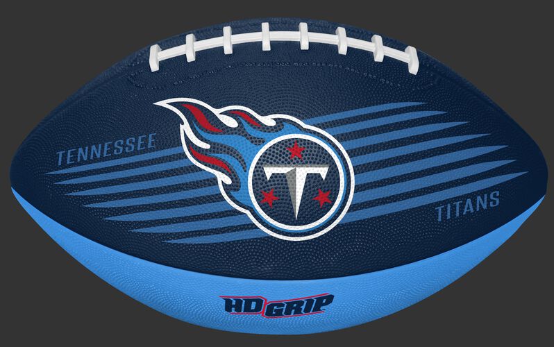 Navy and Blue NFL Tennessee Titans Downfield Youth Football With Team Logo SKU #07731069121