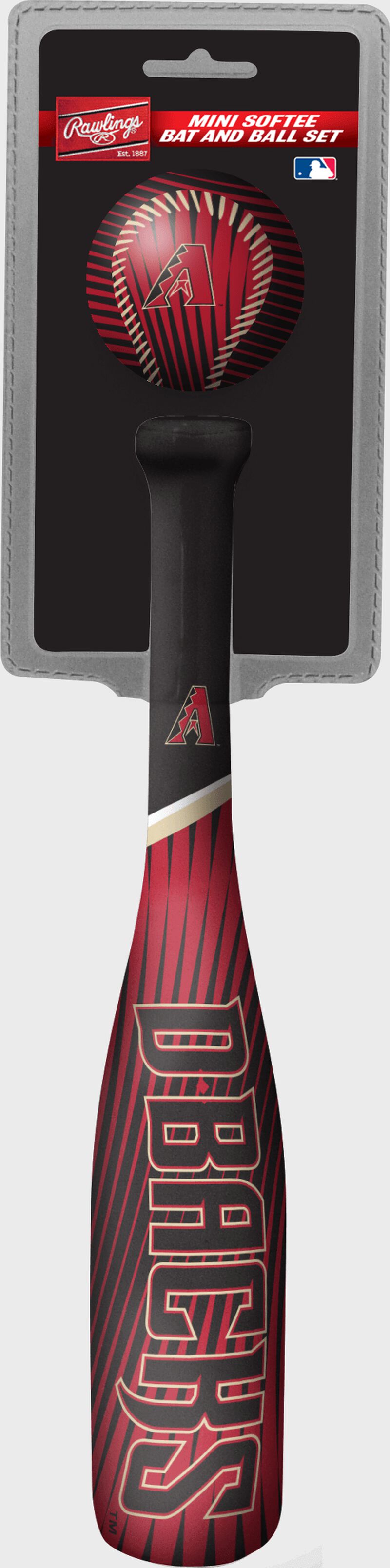 MLB Arizona Diamondbacks Slugger Softee Mini Bat and Ball Set
