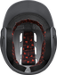 Inside view of Graphite Rawlings Velo Matte Batting Helmet - SKU: R16M image number null