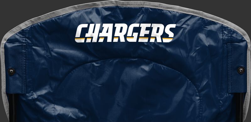 Back of Rawlings Navy Blue NFL San Diego Chargers Chair With Team Name SKU #02771083111