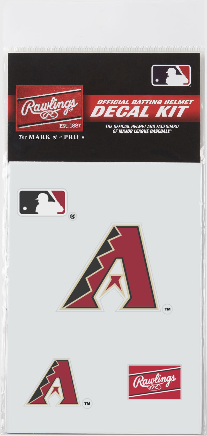 An Arizona Diamondbacks replica decal kit 