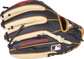 Black Speed Shell back of a Rawlings HOH R2G 11.5-Inch infield glove with the MLB logo on the pinky - SKU: PROR314-2TCSS image number null