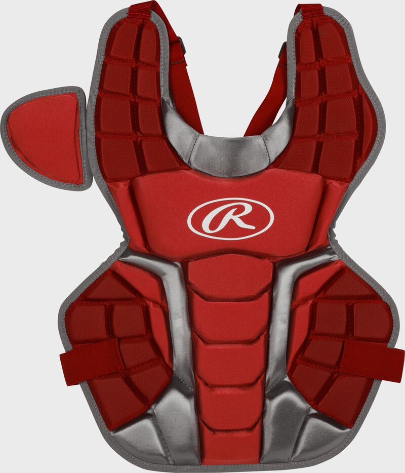 Scarlet RCSNA Renegade adult chest protector with Arc Reactor Core
