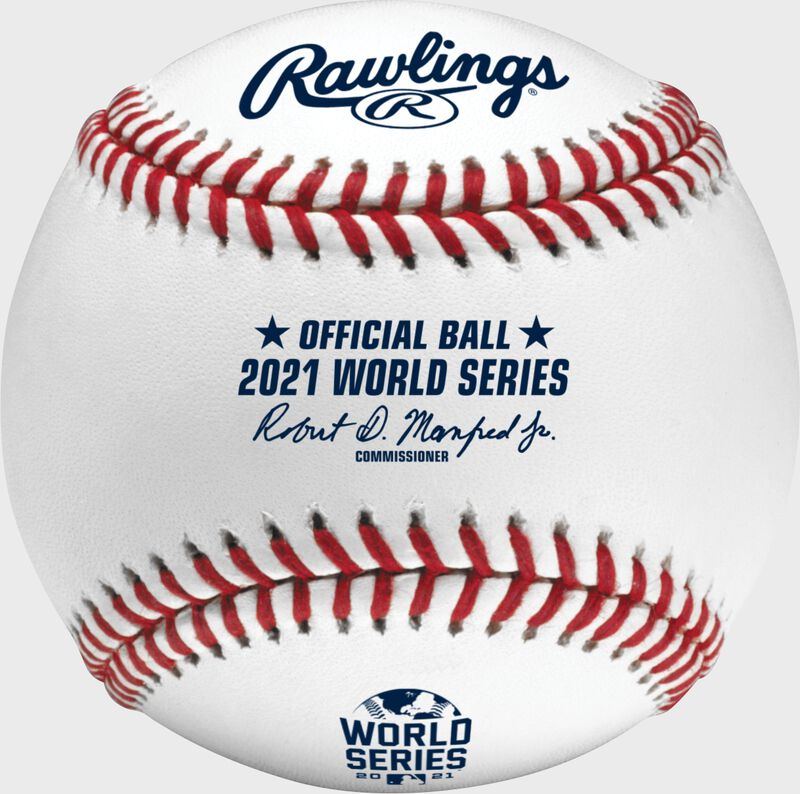 A Rawlings MLB World Series Commemorative Baseball | 1978-Present with the official ball MLB stamp - SKU: WSBB