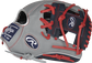 Gray thumb of a 2022 Heart of the Hide R2G 11.75-Inch infield glove with a navy I-web - SKU: PRORFL12N image number null