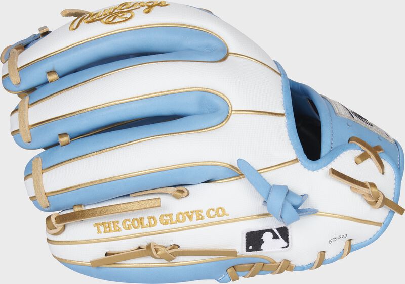 White Speed Shell back of a HOH R2G 11.5" infield glove with the MLB logo on the pinky - SKU: PROR314-2CBSS