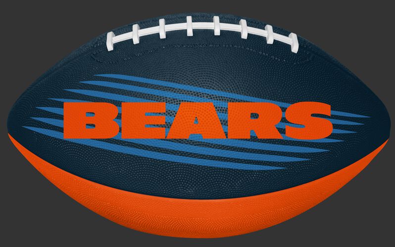 Navy and Orange NFL Chicago Bears Downfield Youth Football With Team Name SKU #07731062121