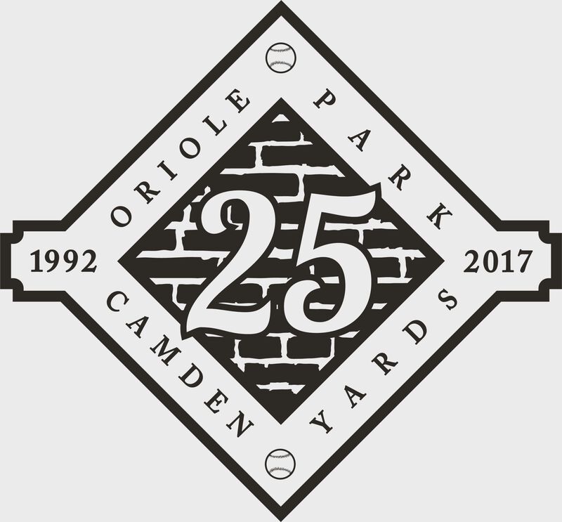 MLB 2017 Baltimore Orioles Oriole Park/Camden Yards 25th Anniversary Baseball