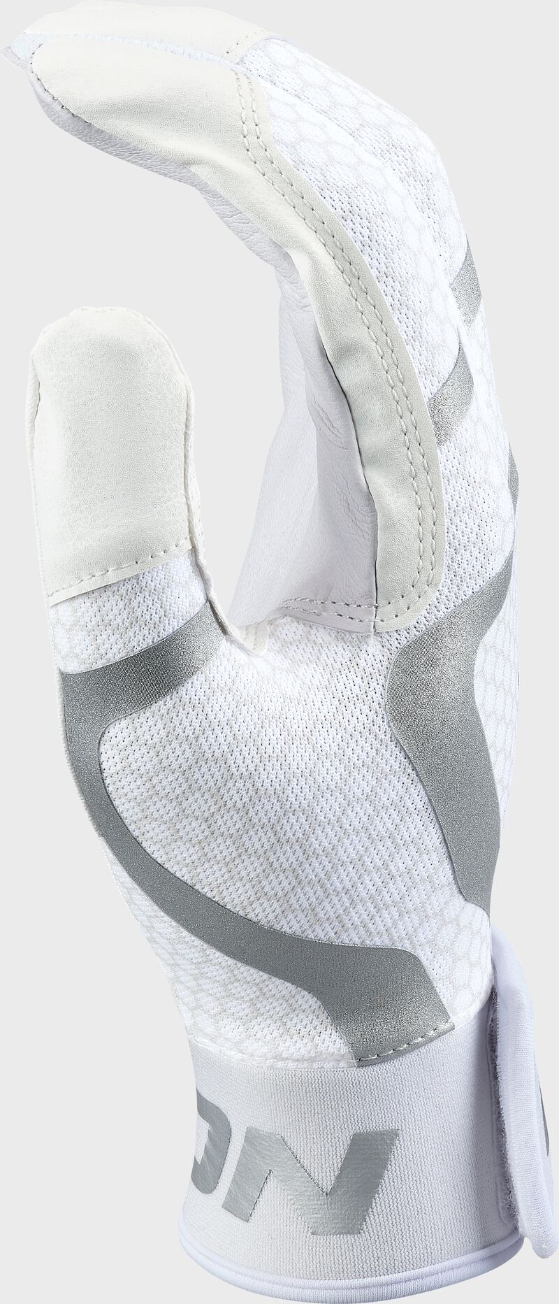 EASTON TBALL MAV GT BASEBALL BATTING GLOVES - WHITE/WHITE - TB