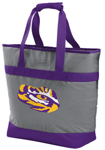 Rawlings LSU Tigers 30 Can Tote Cooler In Team Colors With Team Logo On Front SKU #07883035111