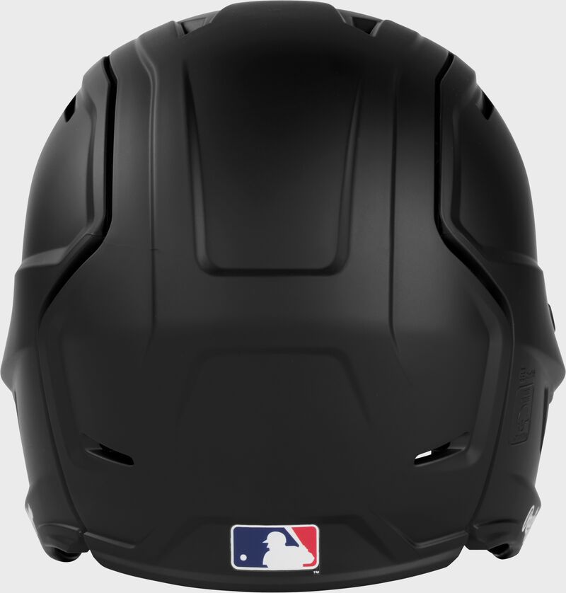 Rawlings Mach Fit Baseball Batting Helmet, Black
