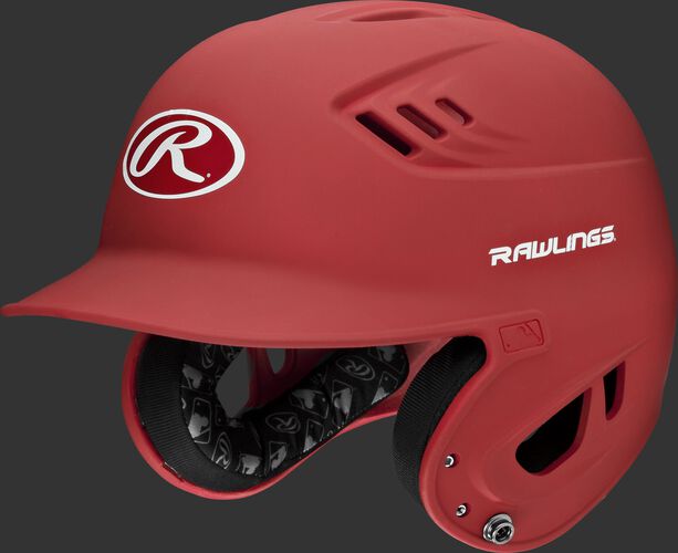 Velo Junior Batting Helmet Scarlet