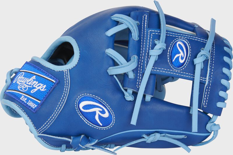 Thumb of a royal Heart of the Hide R2G 11.5" ContoUR fit infield glove with a royal I-web - SKU: RSGRPROR204U-2CBR