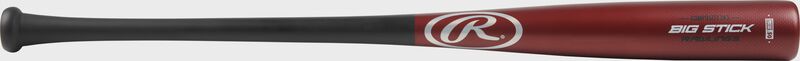 R243CS Big Stick Adult wood composite bat with a red barrel and black handle