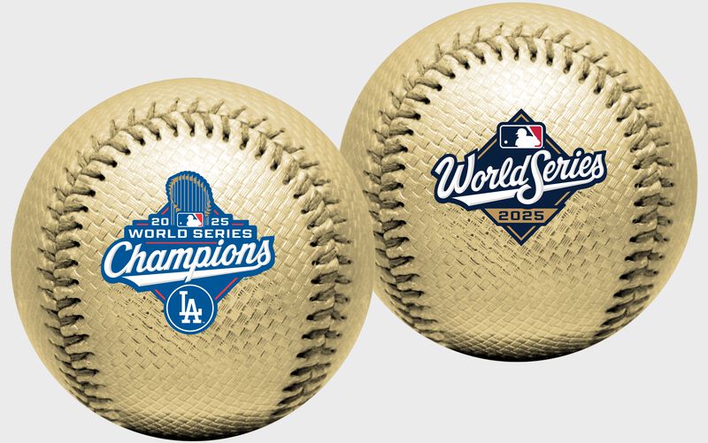 2025 Los Angeles Dodgers World Series Champions Gold Replica Baseball