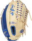 Back of a camel/royal HOH R2G Trap-Eze web outfield glove - SKU: PROR6019-22CR image number null