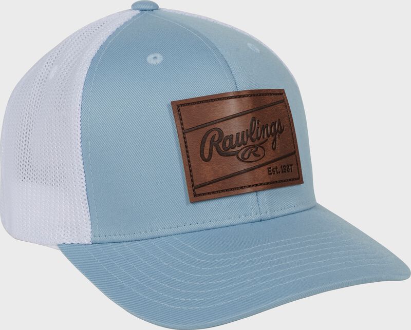 Rawlings Leather Patch Snapback Hat