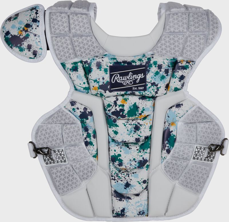 Limited Edition Mach Splatter Catcher's Gear Set, Adult, Navy/White